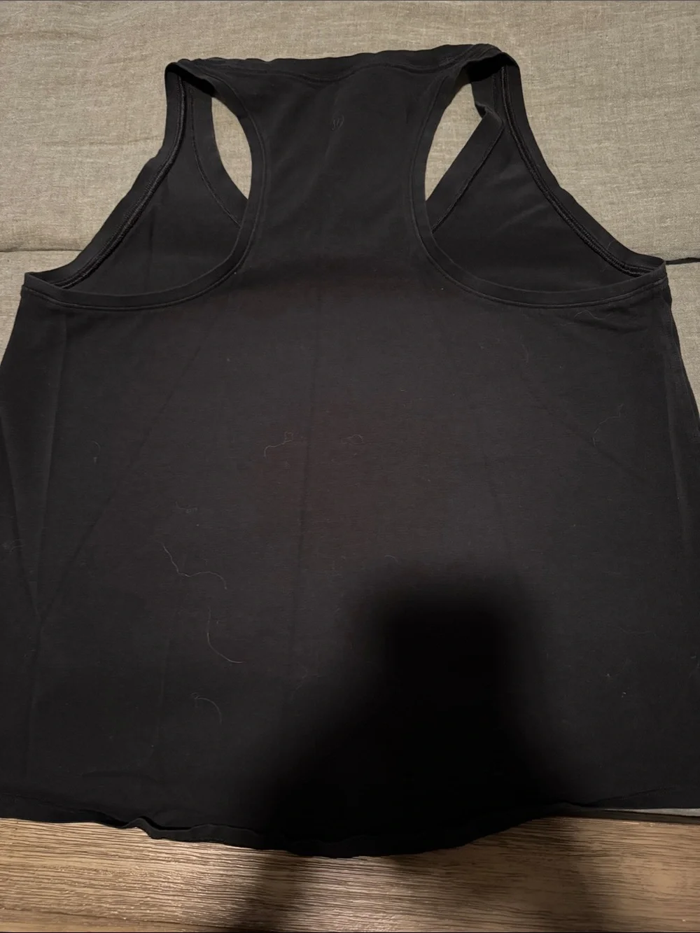 lululemon athletica Black Racerback Tank Classic Jersey Tank